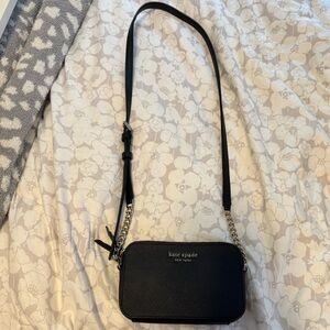 Kate Spade Sleek Black Crossbody Bag